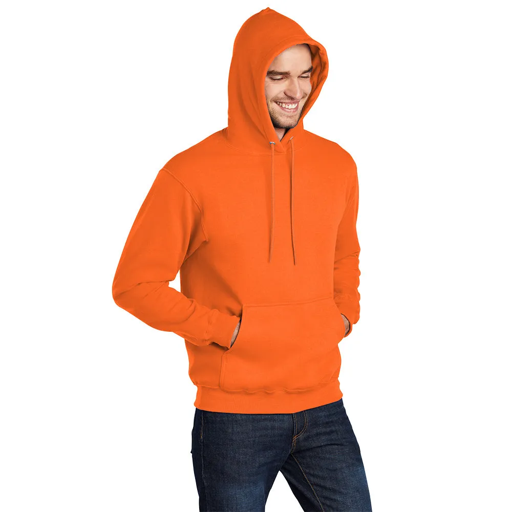 Port & Company® Core Fleece Pullover Hooded Sweatshirt - Safety Orange