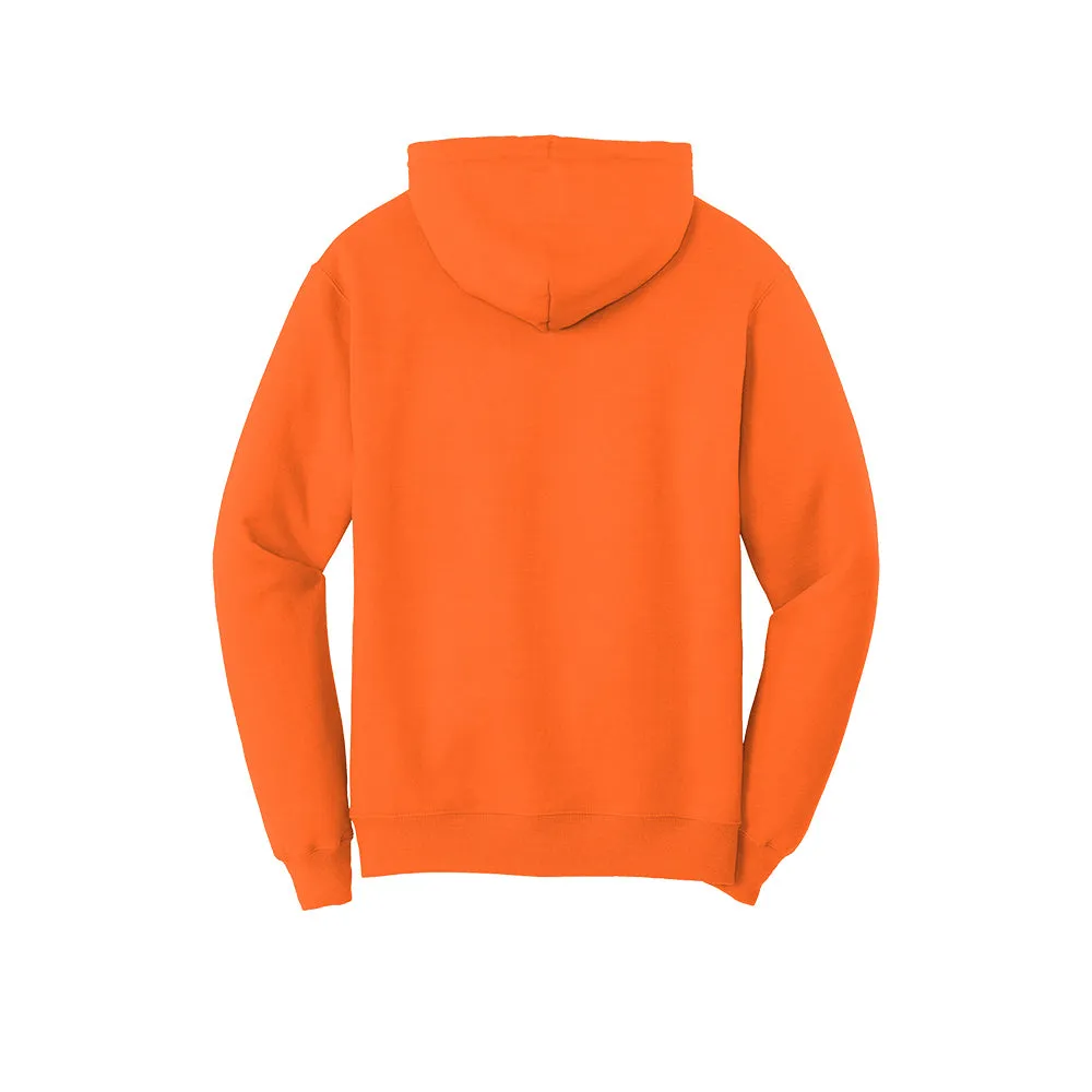 Port & Company® Core Fleece Pullover Hooded Sweatshirt - Safety Orange