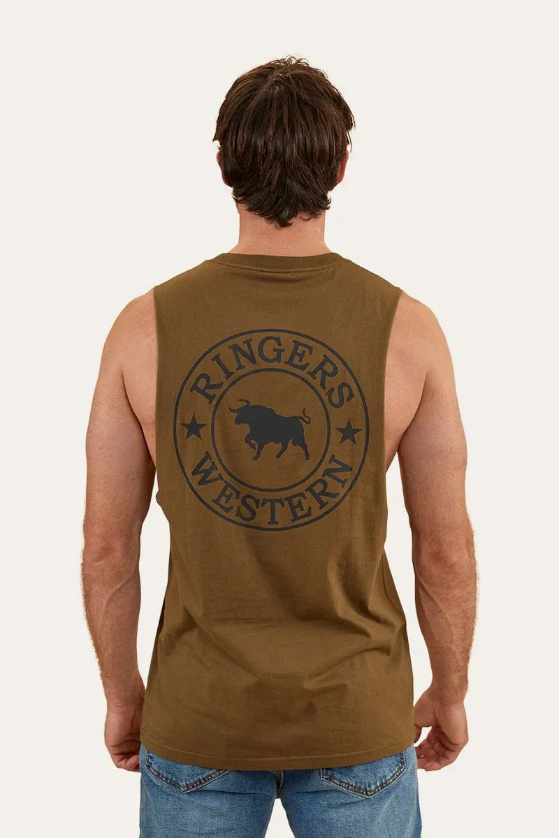 Ringers Western Muscle Tank Mens Signature Bull (120005RW)