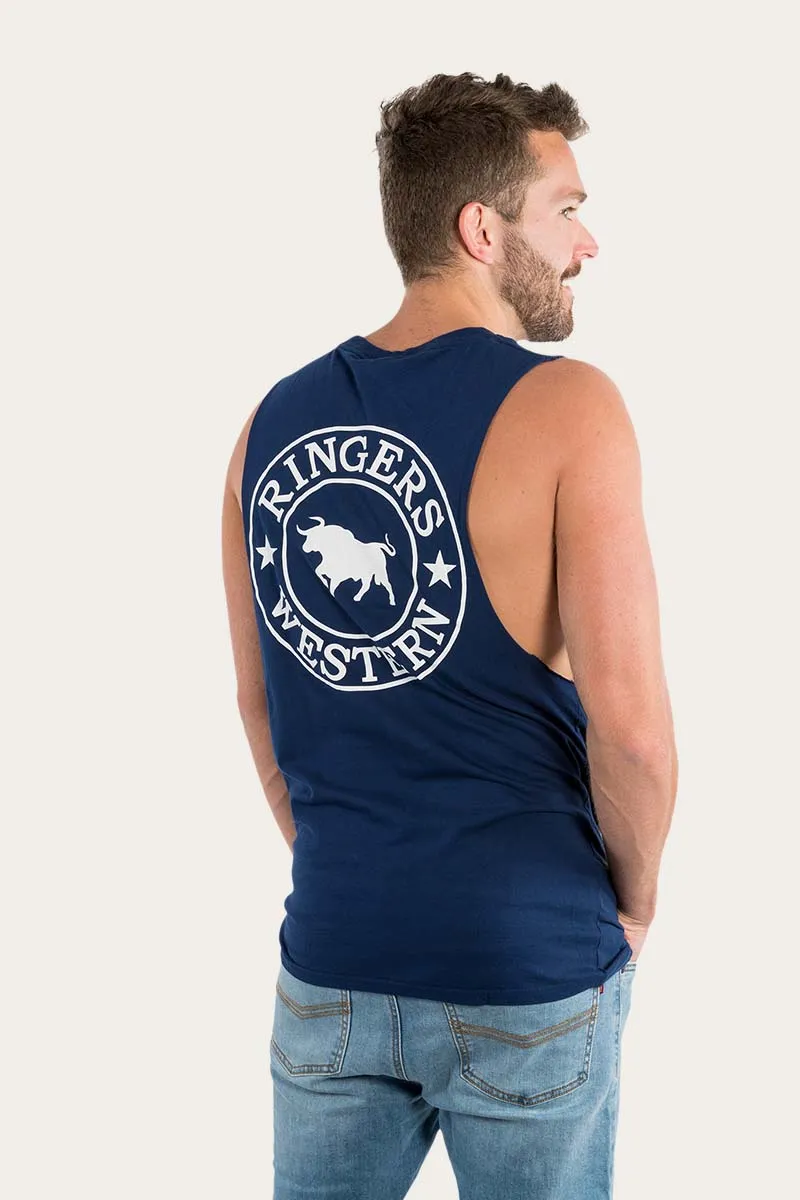 Ringers Western Muscle Tank Mens Signature Bull (120005RW)