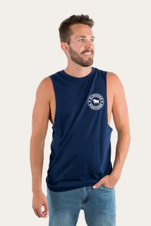 Ringers Western Muscle Tank Mens Signature Bull (120005RW)