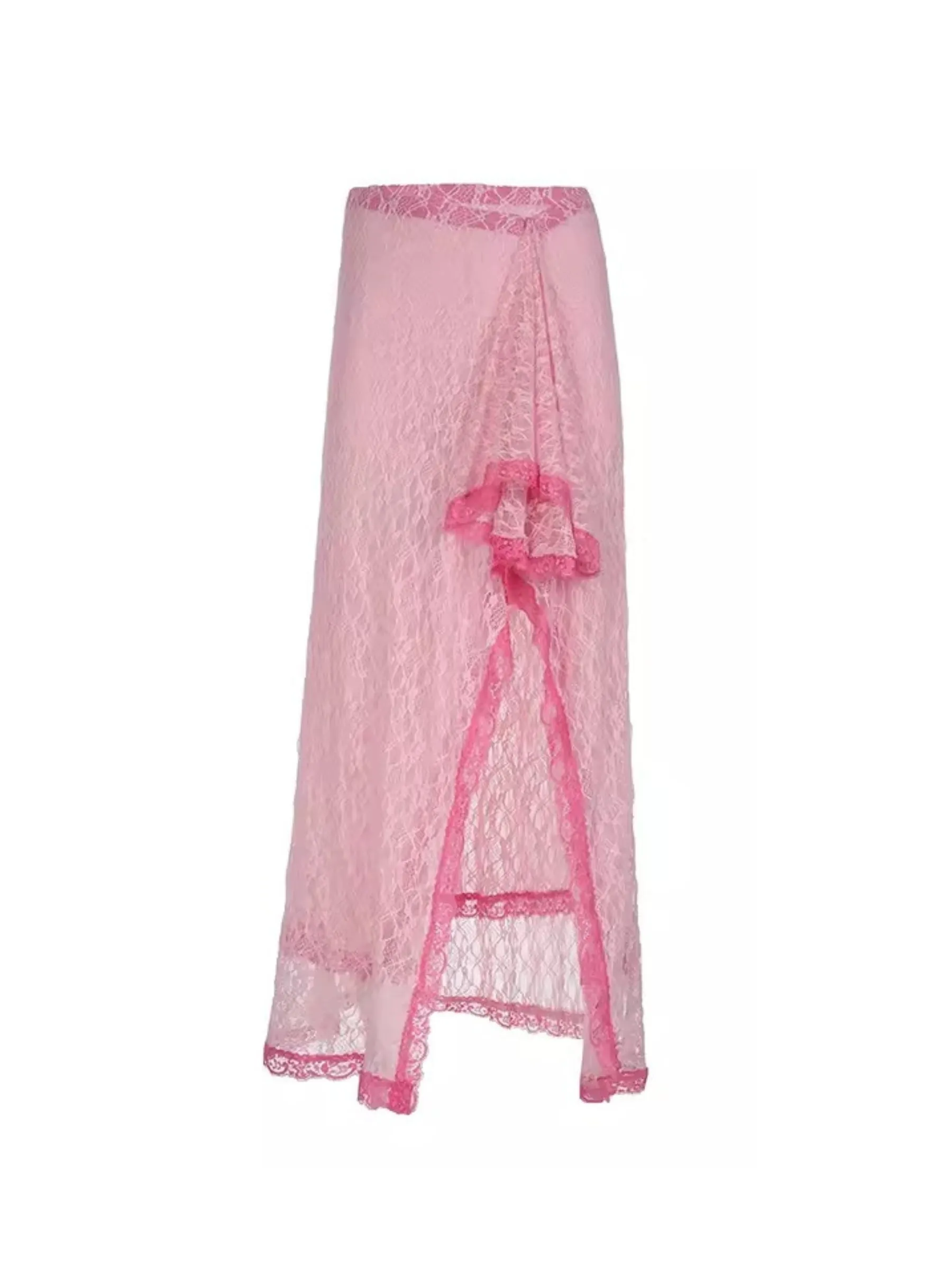 Salma Lace Slit Maxi Skirt