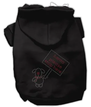 Santa Stop Here Hoodies Black XXL (18)