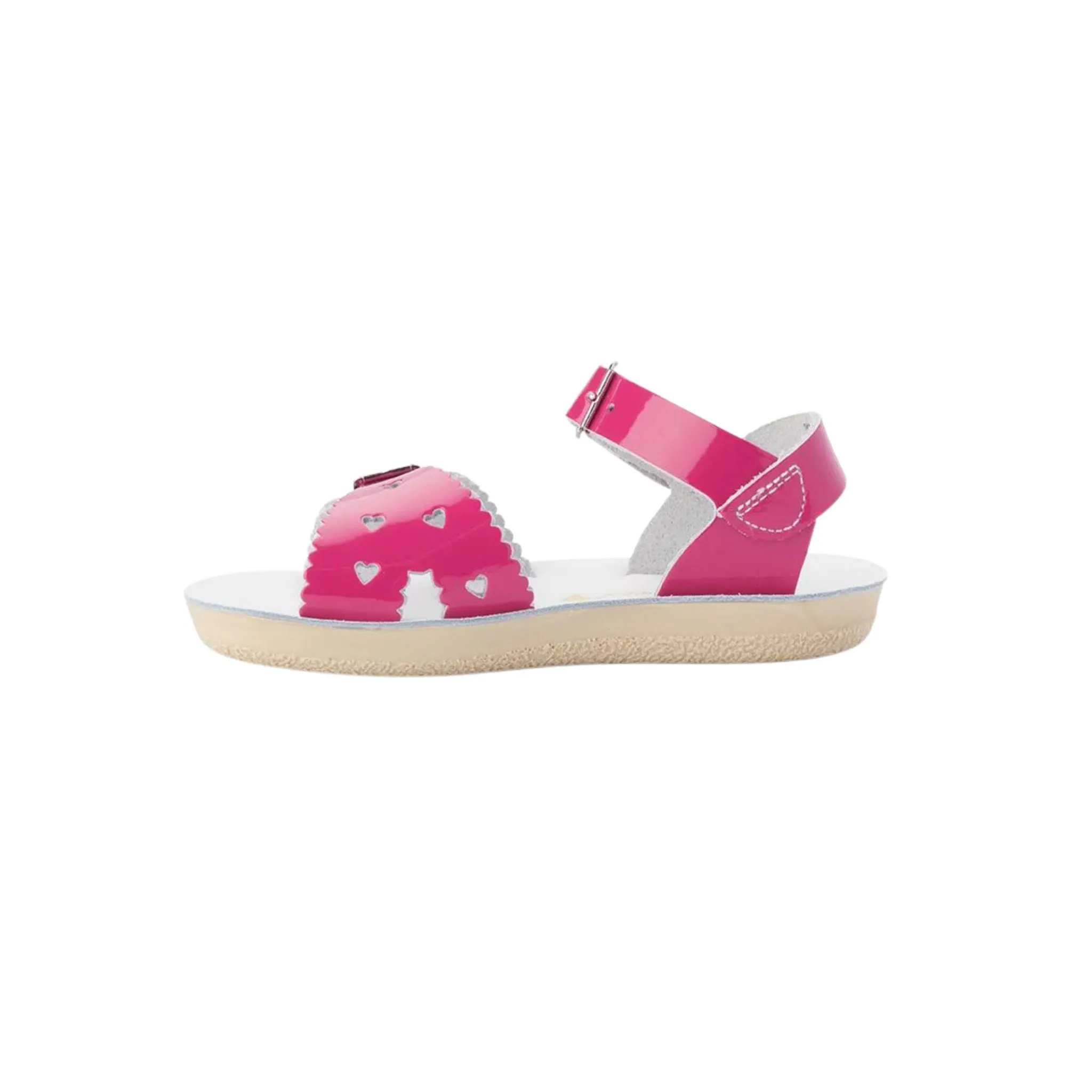 Sweetheart Sandals - Shiny Fuchsia