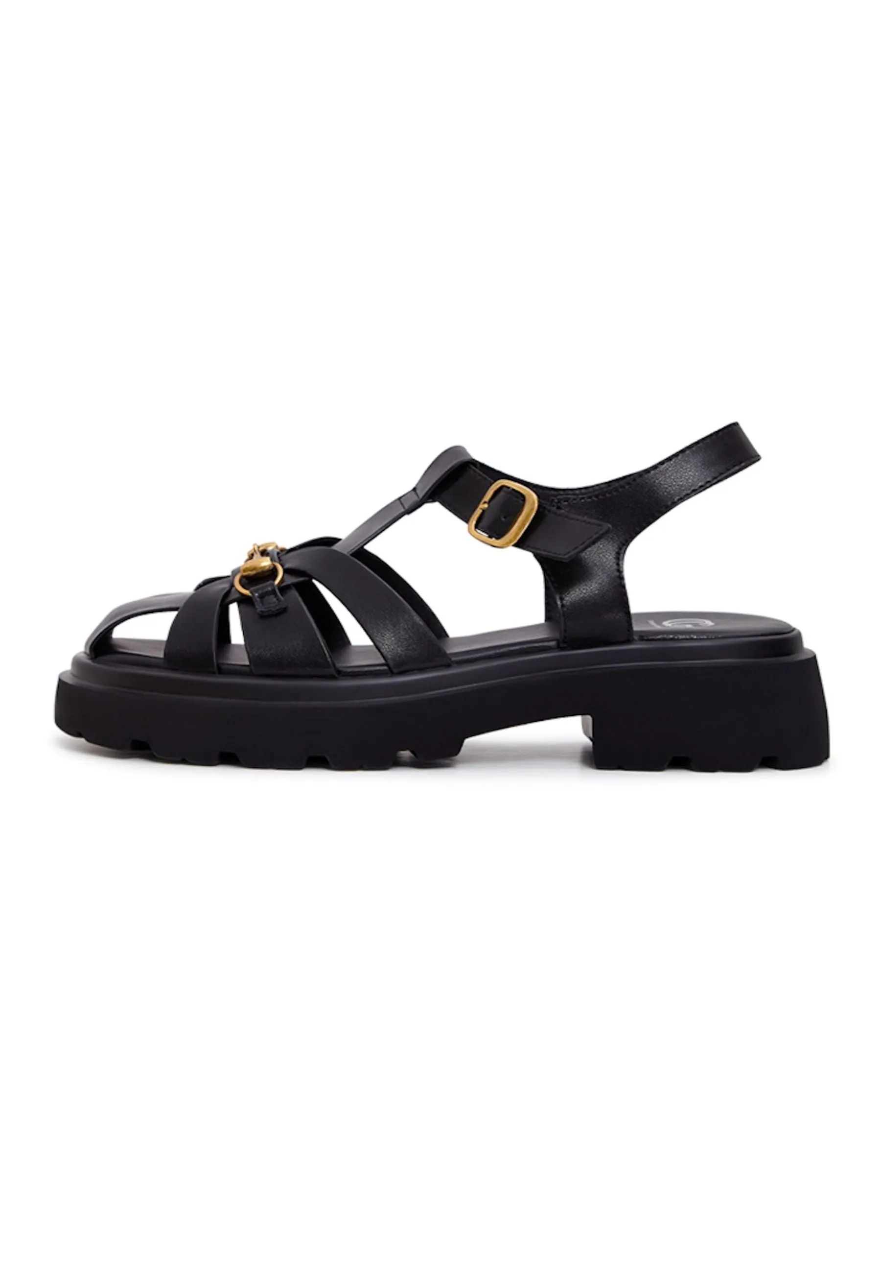 Urban Classic Platform Sandals - Black